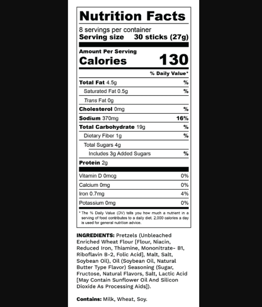 Pop Daddy Birthday Cake Pretzels