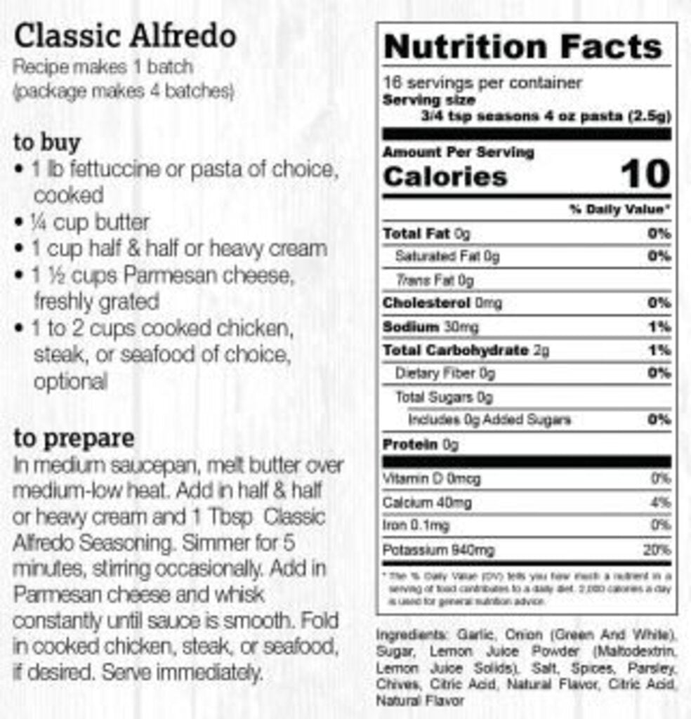 Halladay's Classic Alfredo