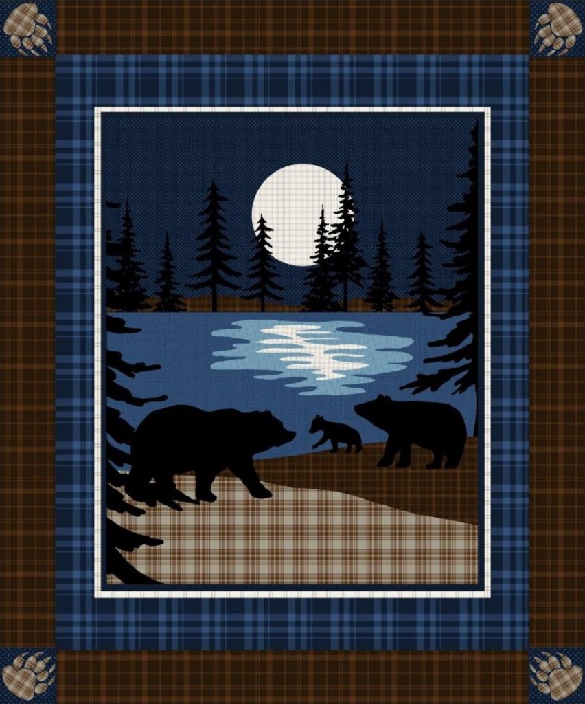 DTR10110 50x60 MoonDance Flannel & Sherpa Throw