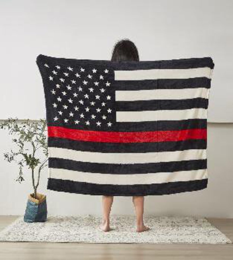 DBF5500 Fire Department Flag Everyday Throw