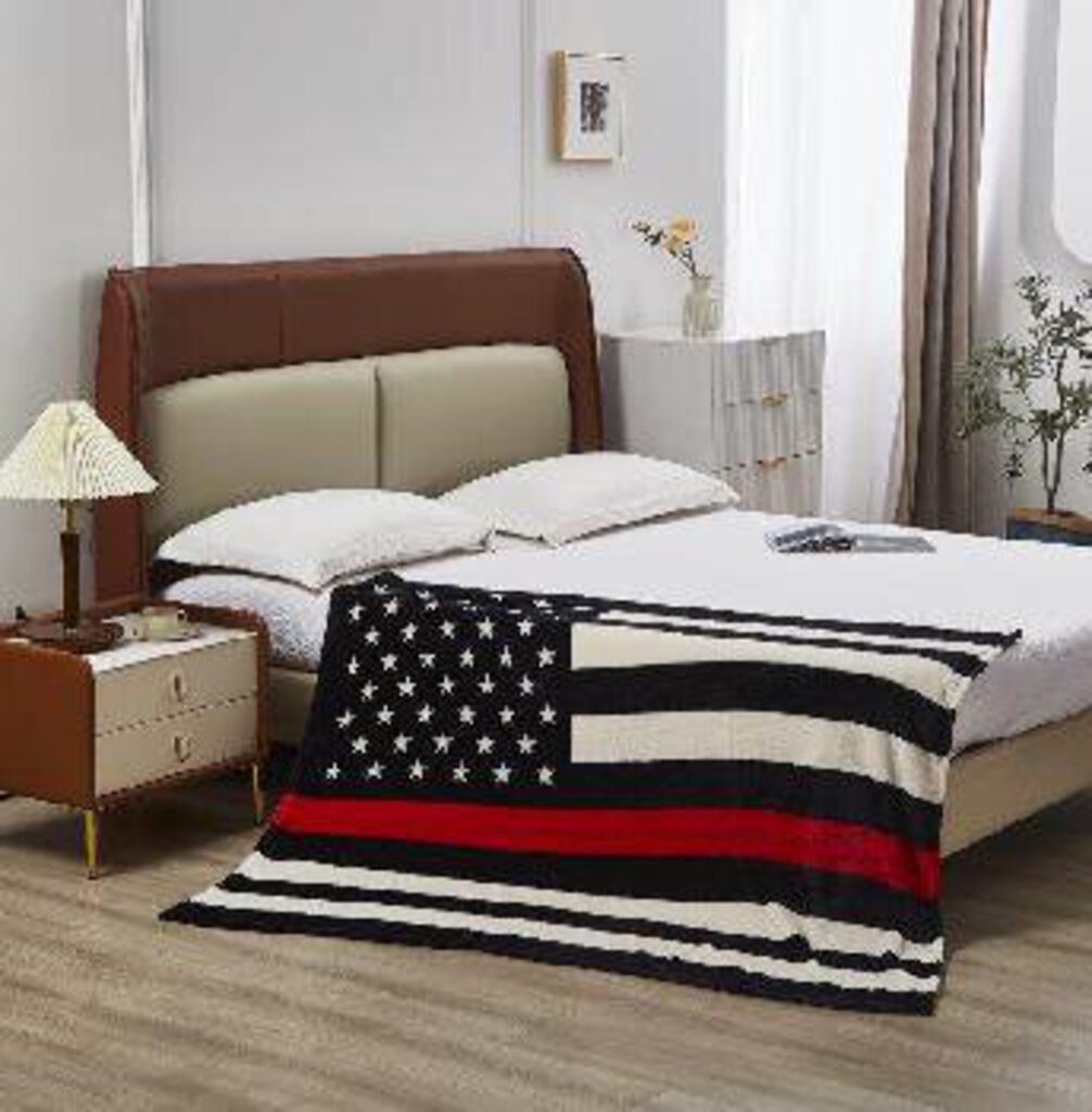 DBF5500 Fire Department Flag Everyday Throw