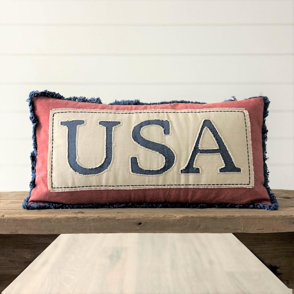 Lumbar Pillow- Stonewashed USA