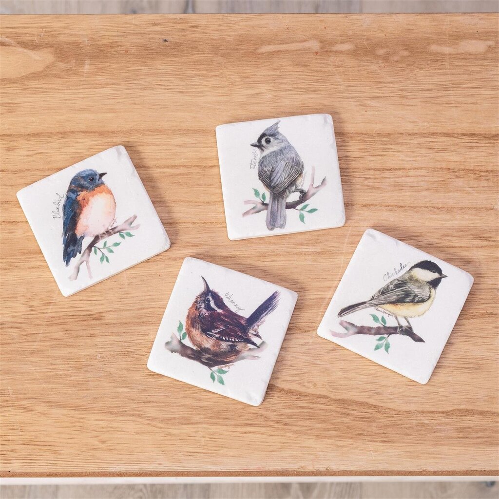 Coasters- Birds on Branch