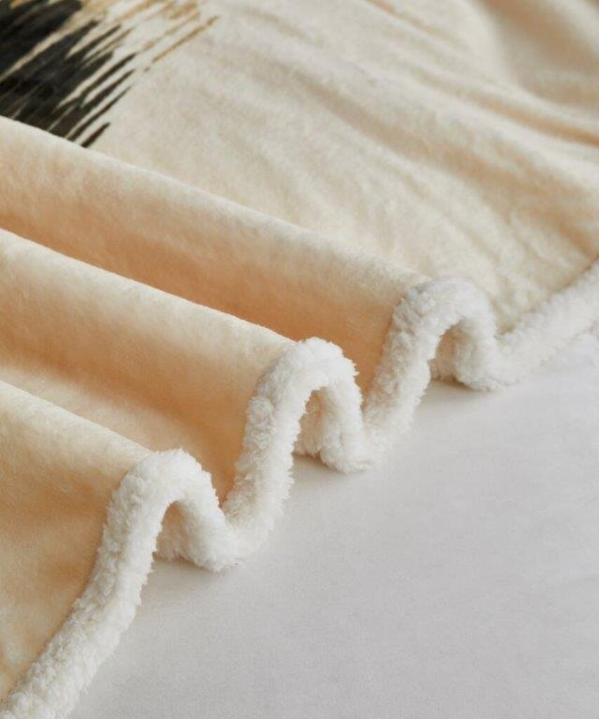 DTR24147 50x60 Three Bears Flannel Throw