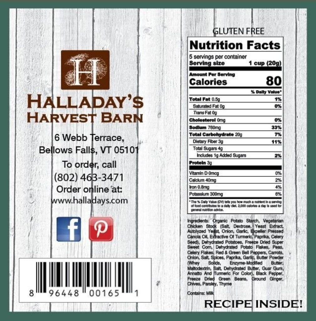 Halladay's Chicken Pot Pie Soup