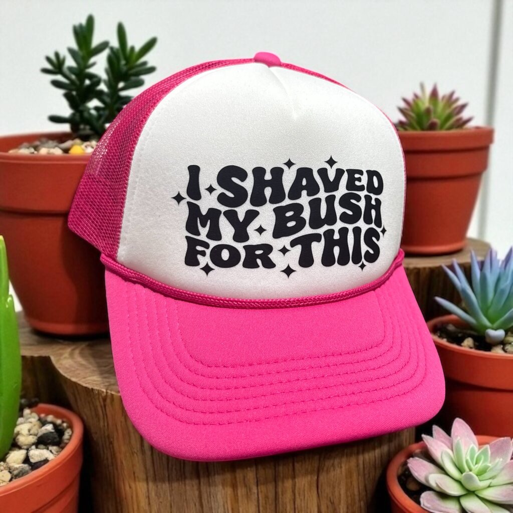 Shaved My Bush For This Pink Foam Hat