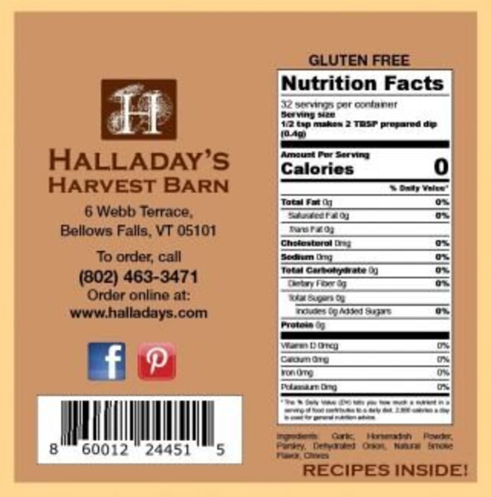 Halladay's Bacon Horseradish