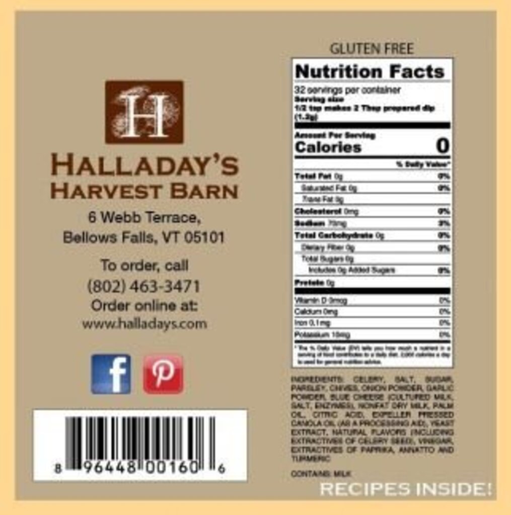 Halladay's Buffalo Chicken & Blue Cheese