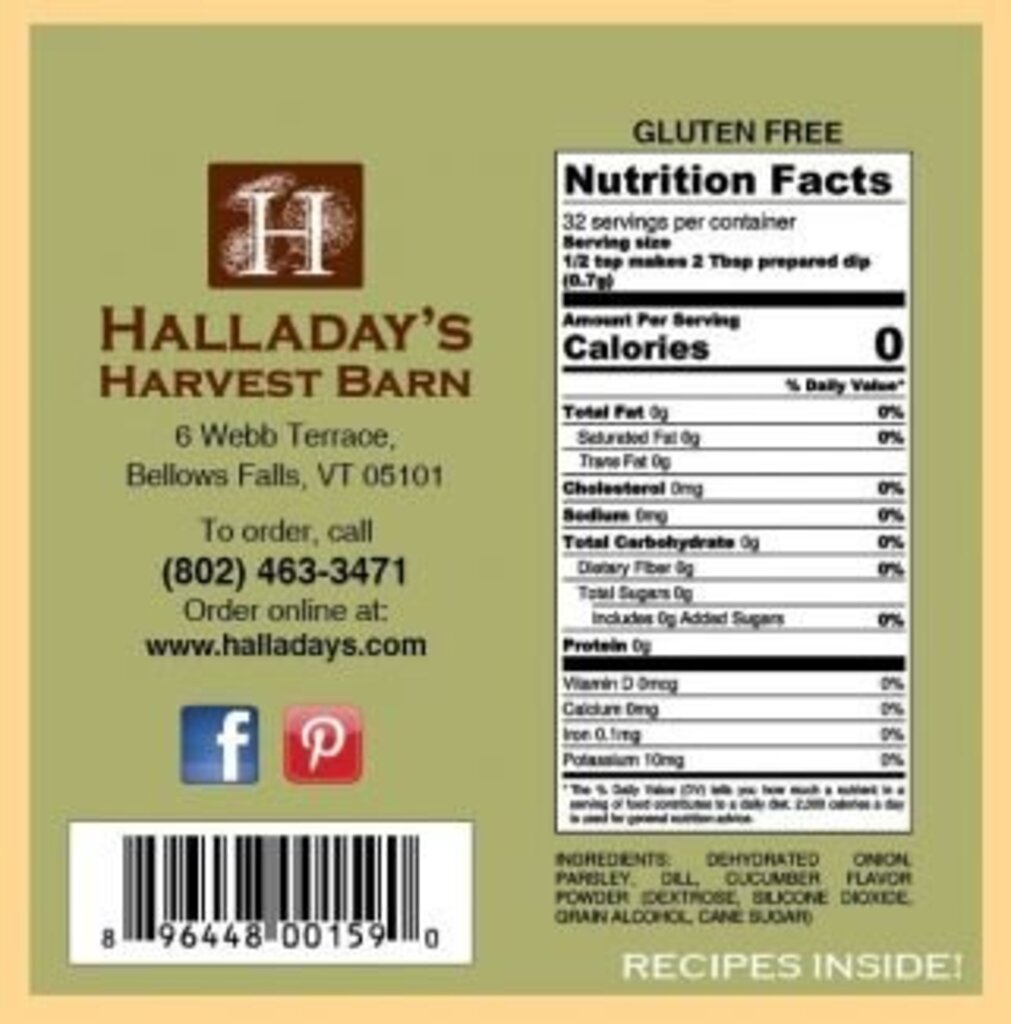 Halladay's Cucumber Dill