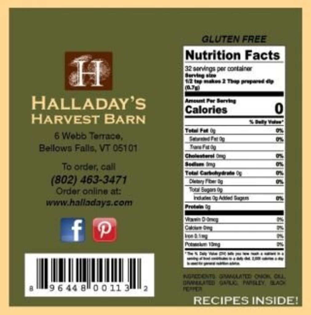 Halladay's Spicy Garlic Dill