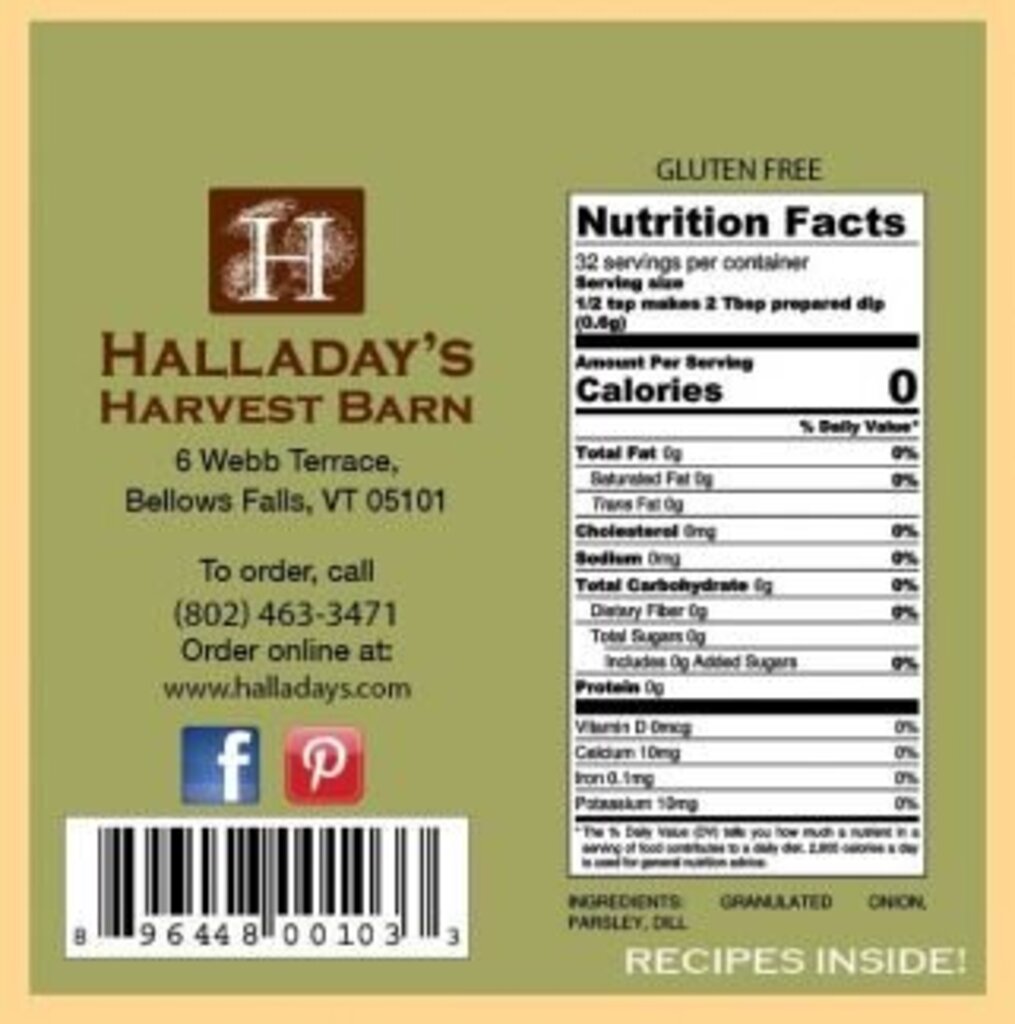 Halladay's Dilly Herb