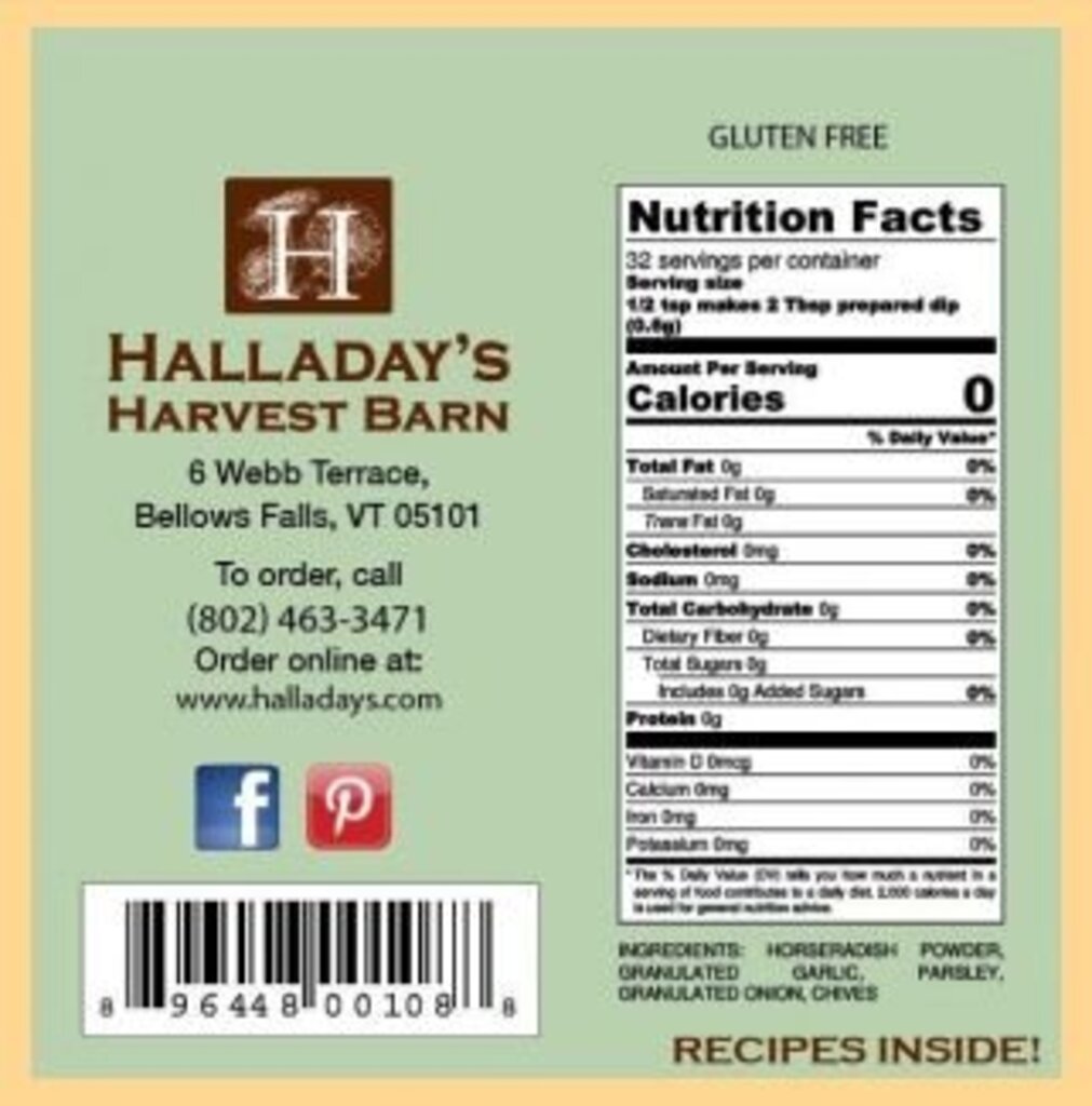 Halladay's Horseradish