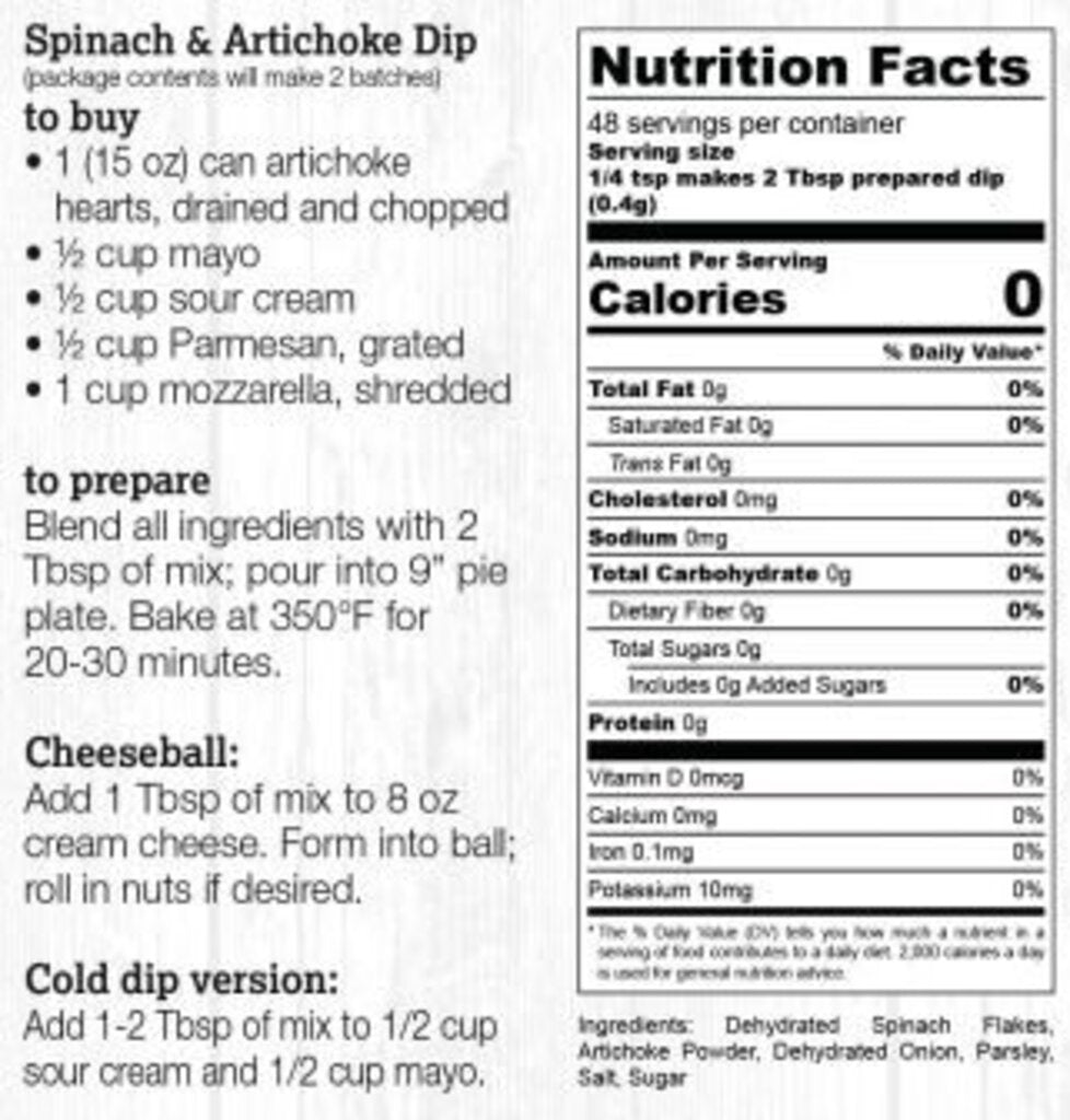 Halladay's Spinach Artichoke