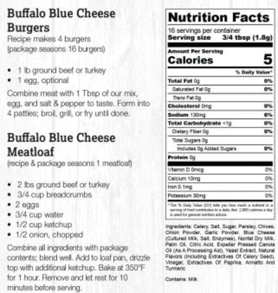 Halladay's Buffalo Blue Cheese Burger