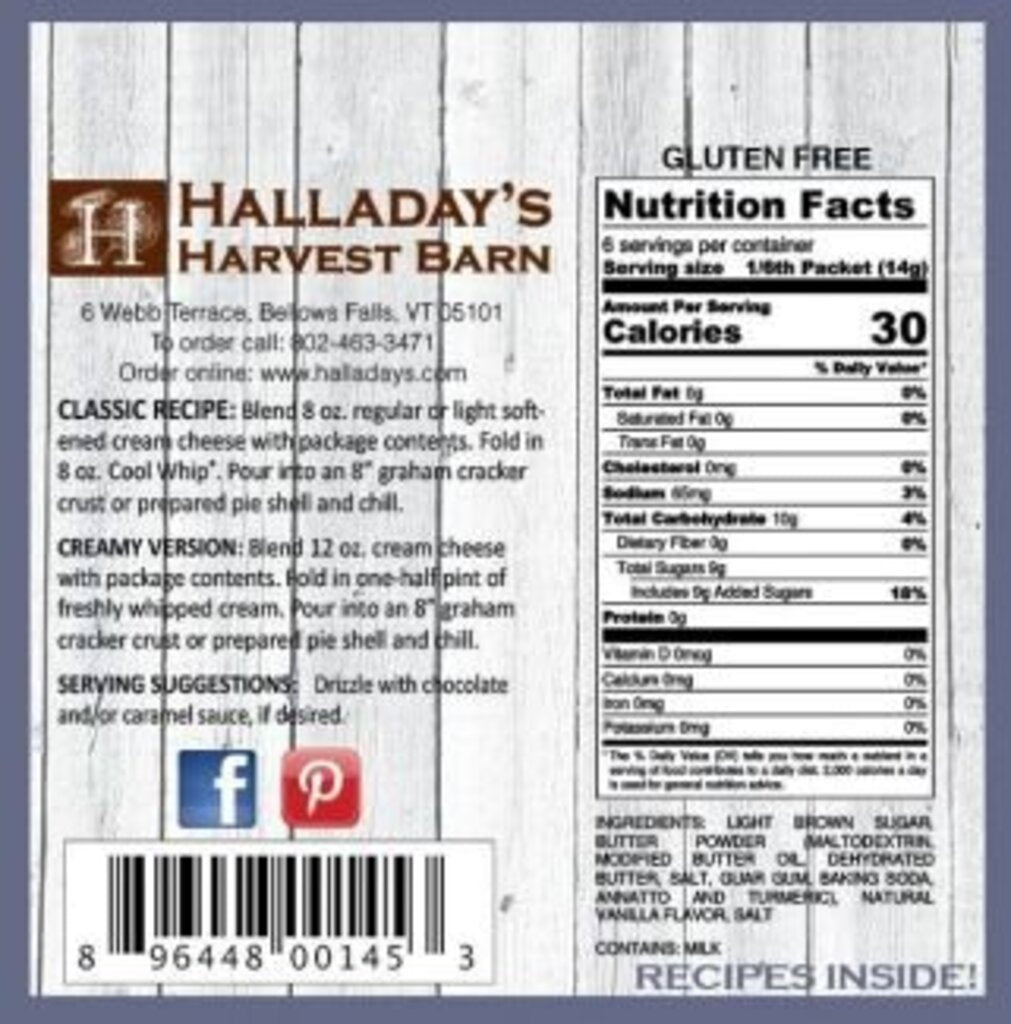 Halladay's Sea Salted Caramel Cheesecake
