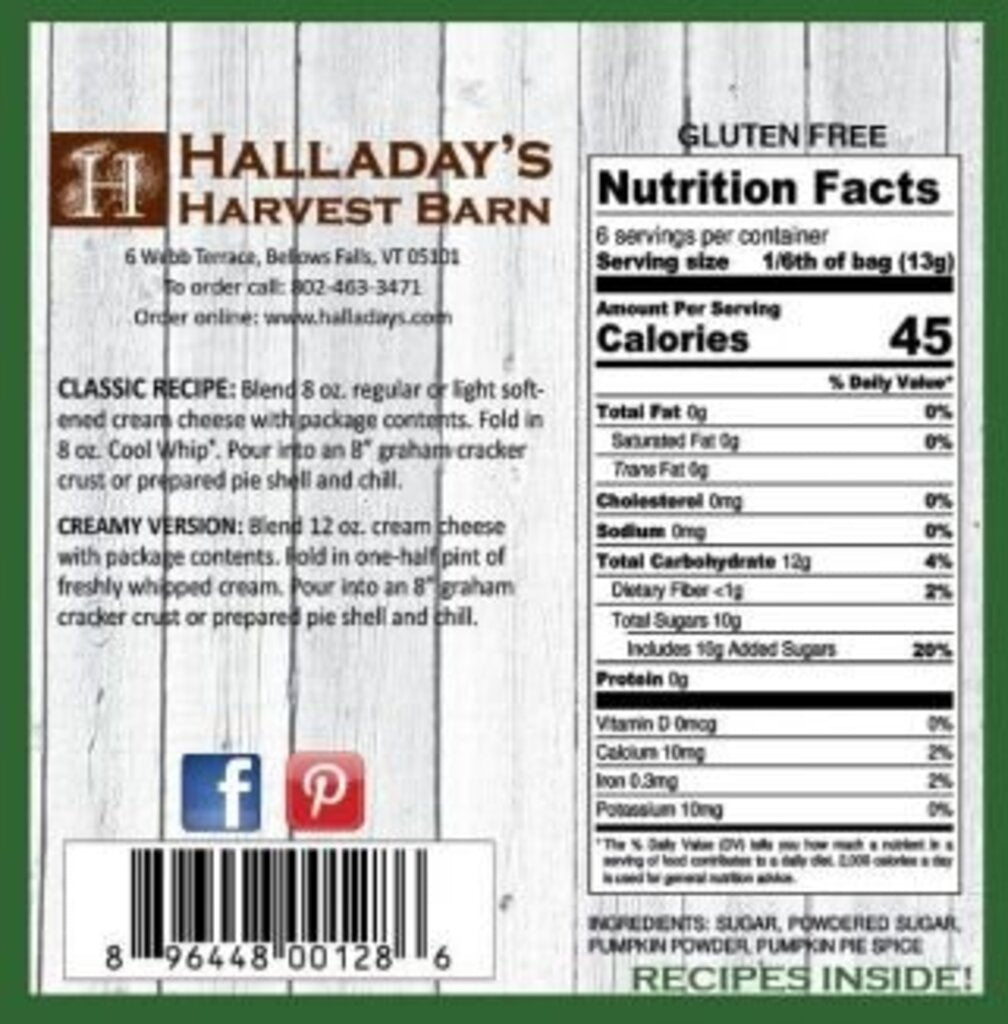 Halladay's Pumpkin Cheesecake