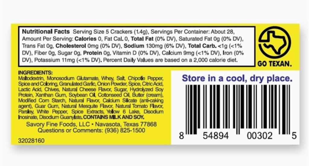 Party Cracker Seasoning - Texas Chipotle