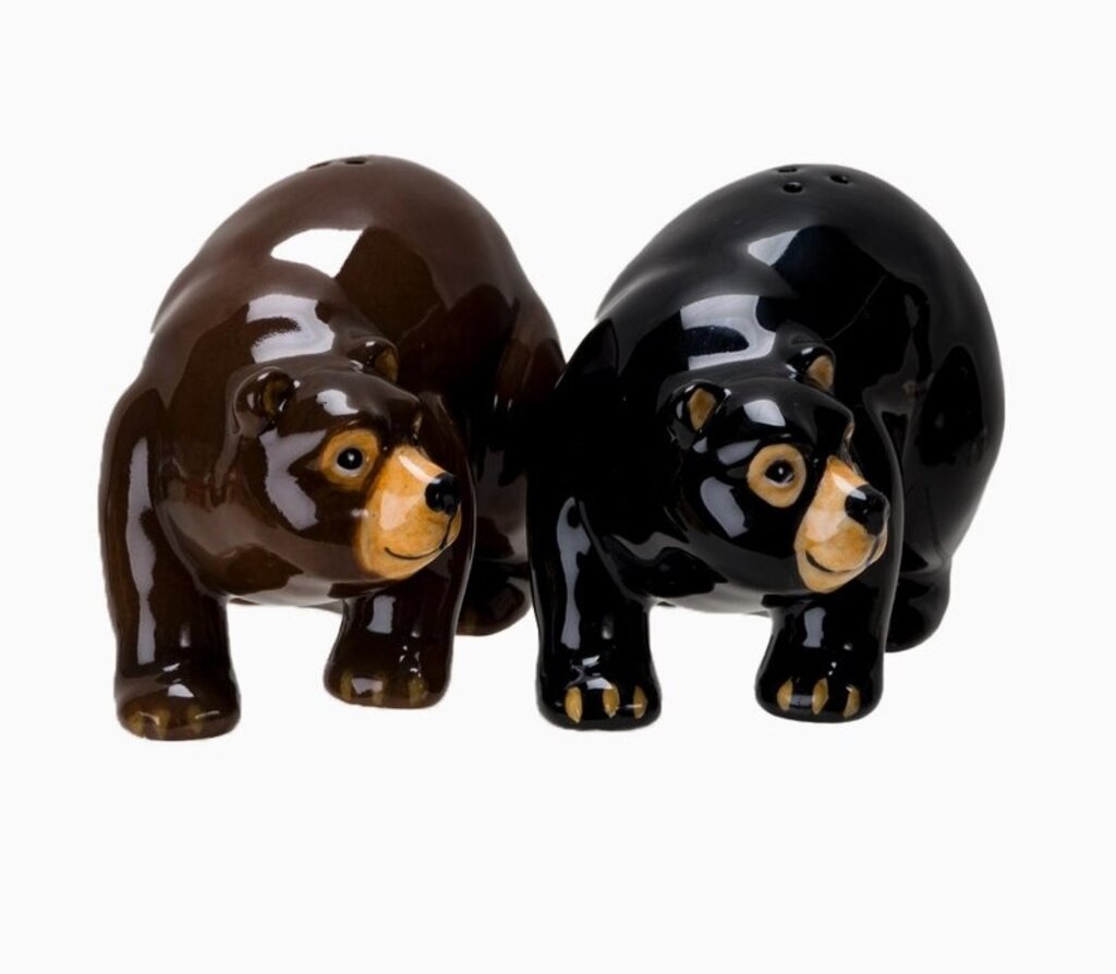 A Pair of Bear Salt and Pepper Shaker