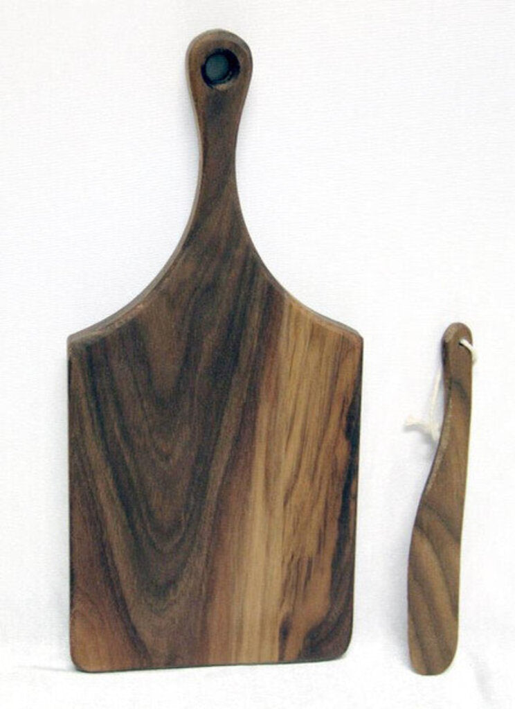 Handle Board W/Wood knife - Walnut