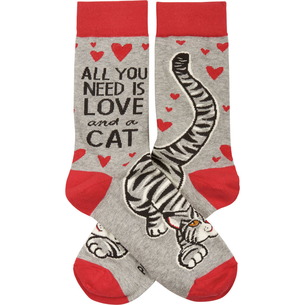 Socks- Love and a Cat