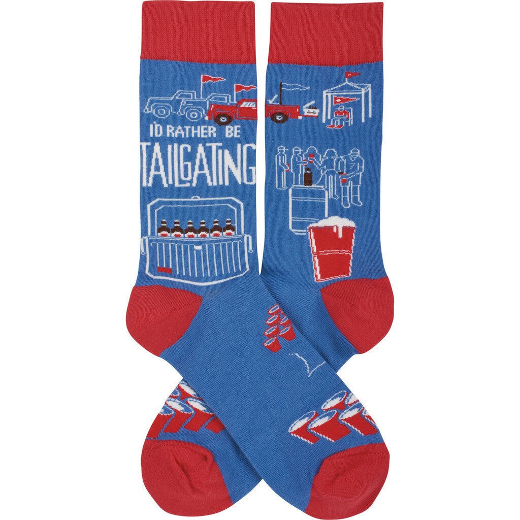 Socks- Rather Be Tailgating
