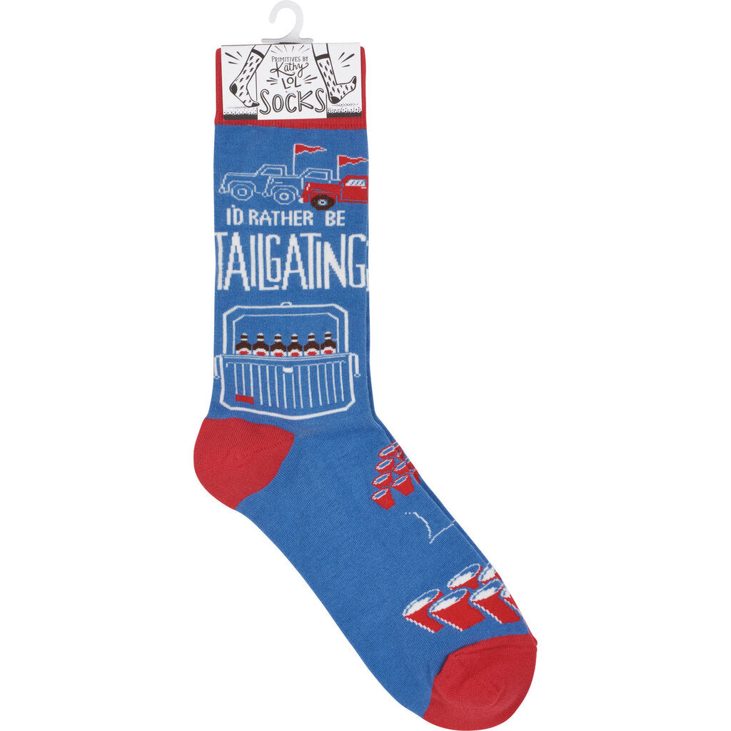 Socks- Rather Be Tailgating