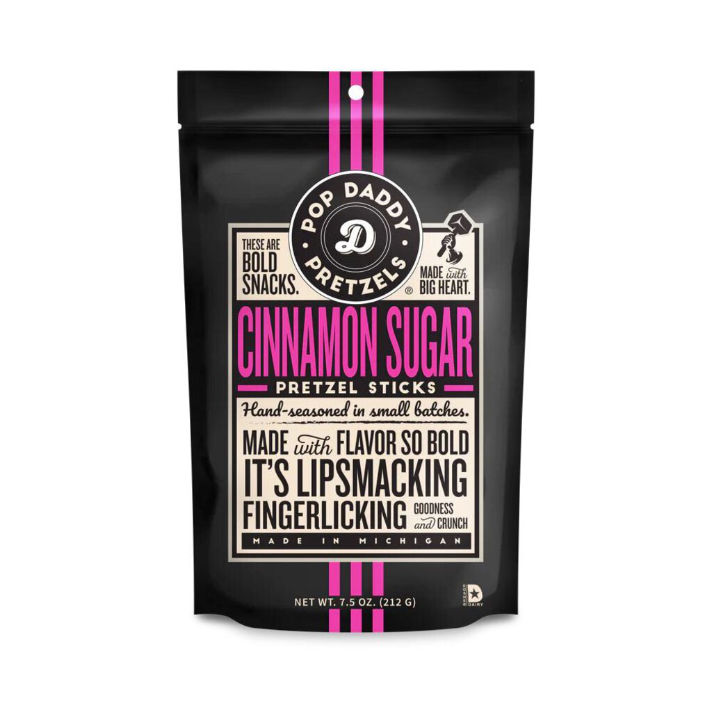 Pop Daddy Cinnamon Sugar Pretzels