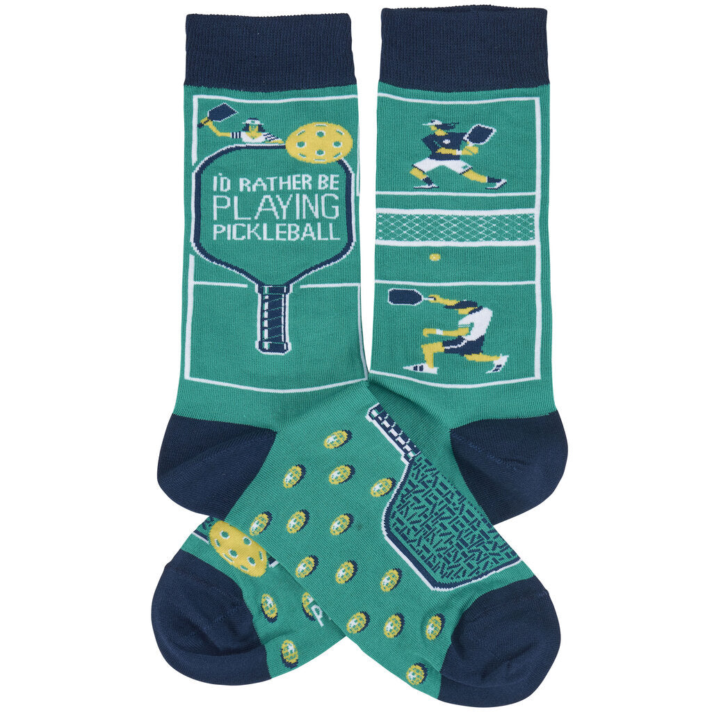 Socks- Playing Pickleball