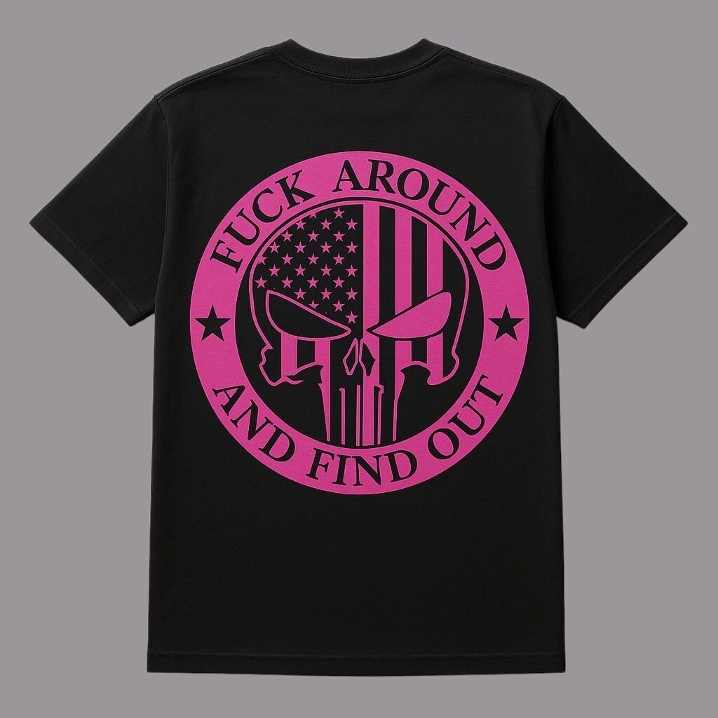 SO Black/Pink FAFO Tee 3XL