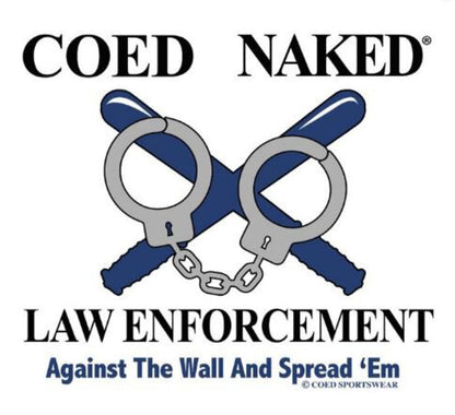 Coed Naked T-Shirt Police Navy 3XL