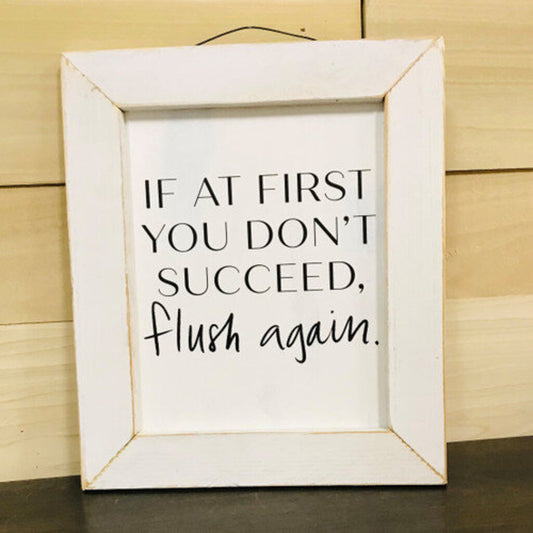 8x10 Lath Sign Flush Again