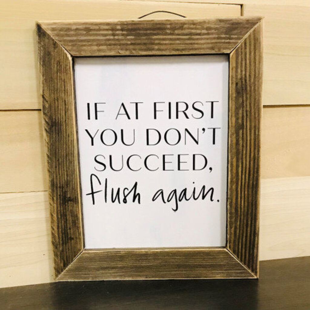 8x10 Lath Sign Flush Again