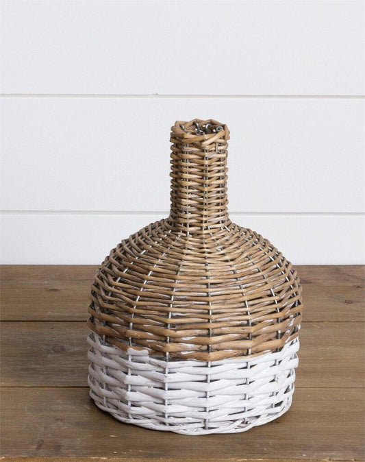 Demijohn Two Toned Basket Sm