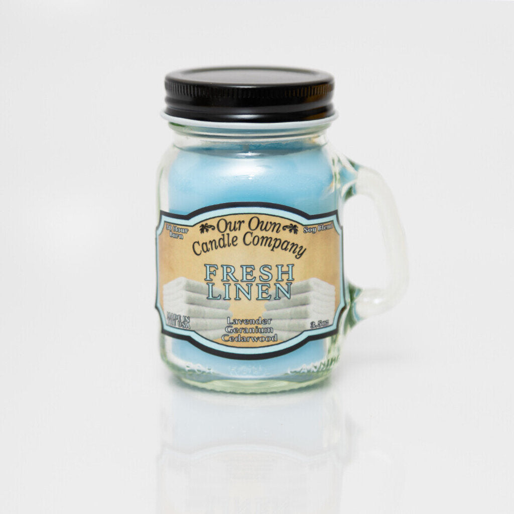Mini Jar Candle 3.5oz - Fresh Linen