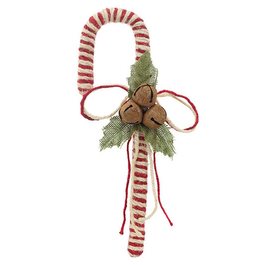 Large Burgundy Candy Cane 14"