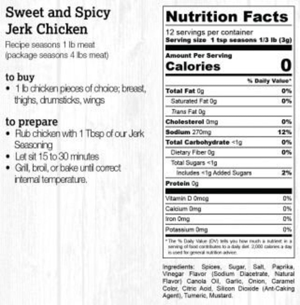 Halladay's Sweet & Spicy Jerk Chicken