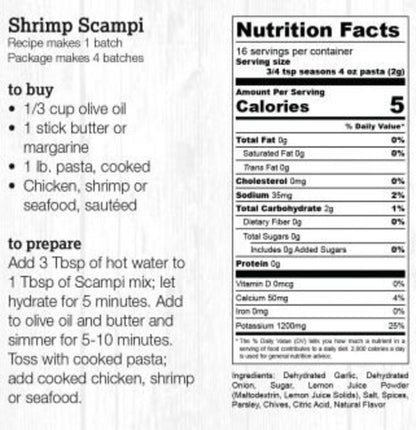 Halladay's Scampi