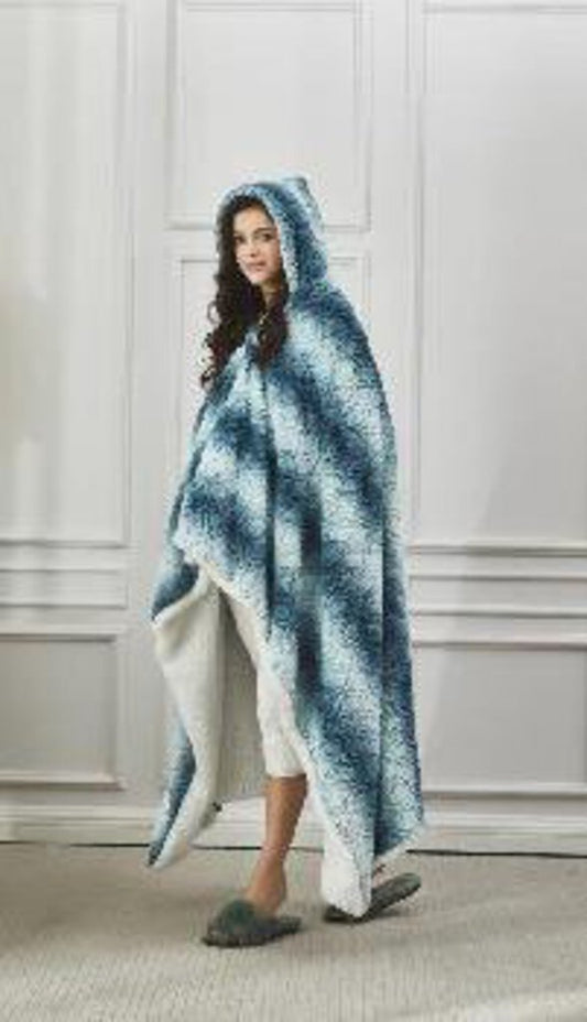 DHTR1199 Aquamarine Wearable Throw