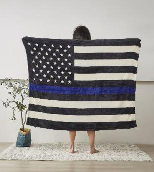DBF5501 Police Dept Flag Throw