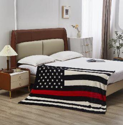 DBF5500 Fire Department Flag Everyday Throw
