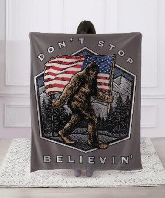 DBF24159 Sasquatch Don't Stop Believing Everyday Throw
