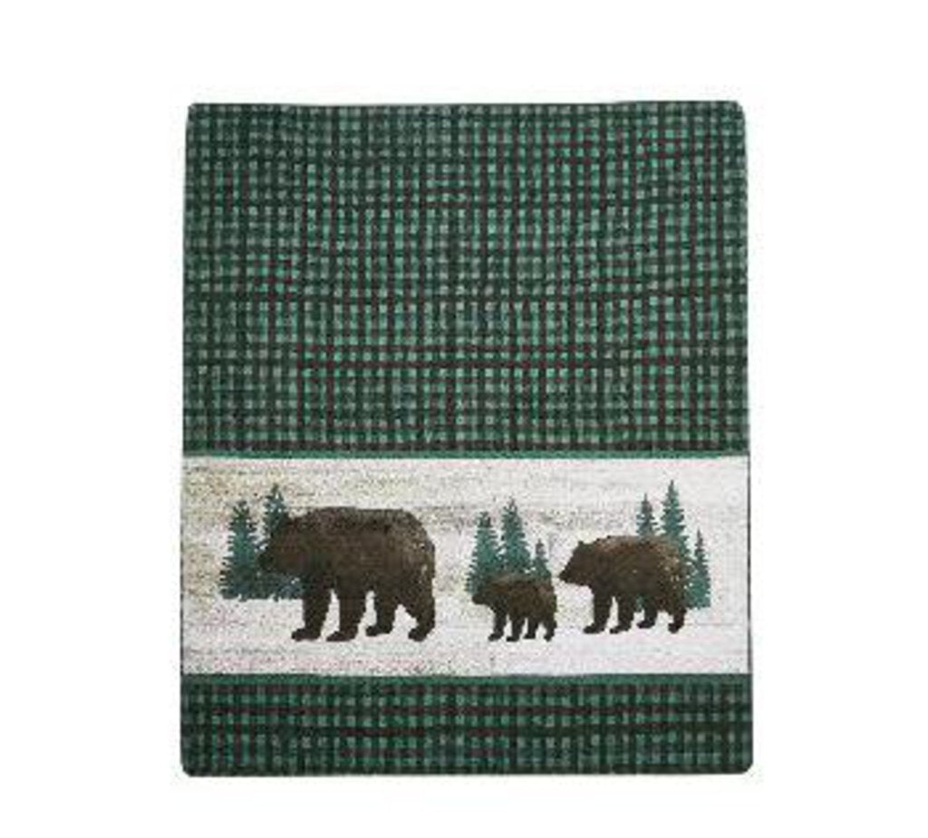 DQ24111K King Bear Wilderness Quilt Set