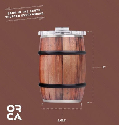 ORCA Barrel 12oz Oak Wood Grain