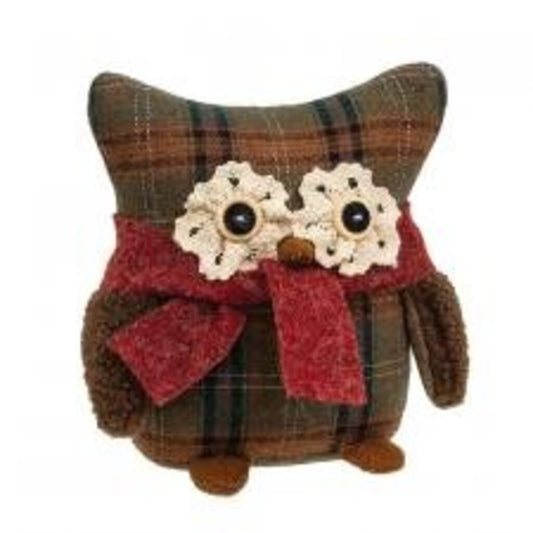 SHN5363 Owl with Lace Around Eyes