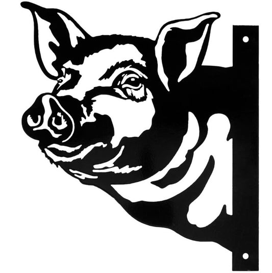 Metal Outdoor Art- Pig