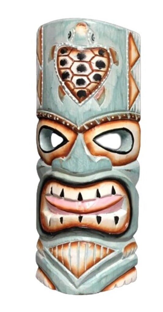 24434 12" Aqua Tiki Mask/Turtle