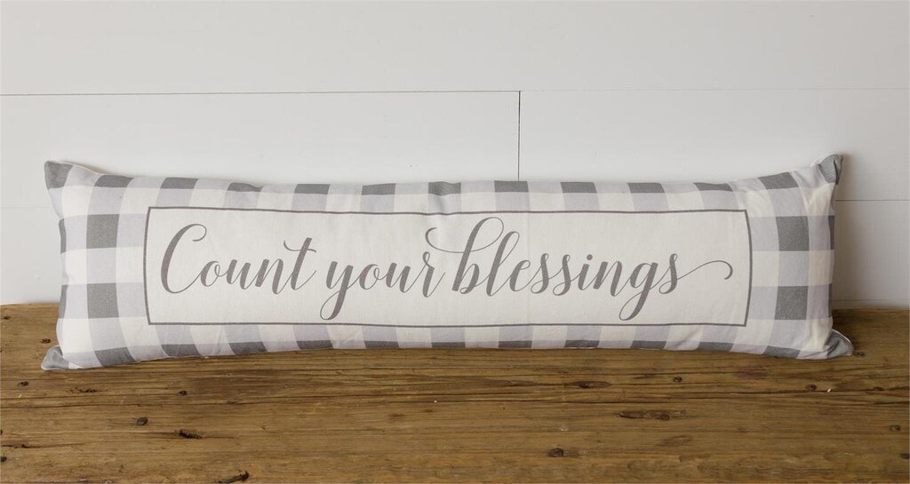 Lumbar Pillow- Count Your Blessing