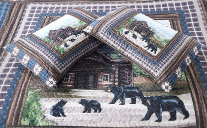 DQ23245K King Early Settlers Quilt Set