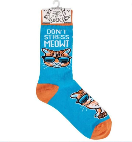 Socks- Stress Meowt