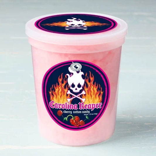 Carolina Reaper Cherry Cotton Candy